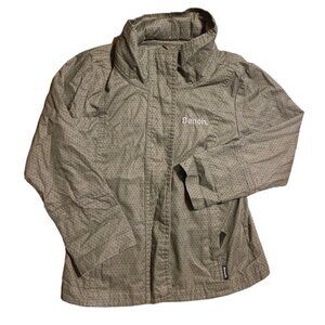 Bench Girl Small 6 Jacket Army Green Light Spring Coat Preppy School Lightweight